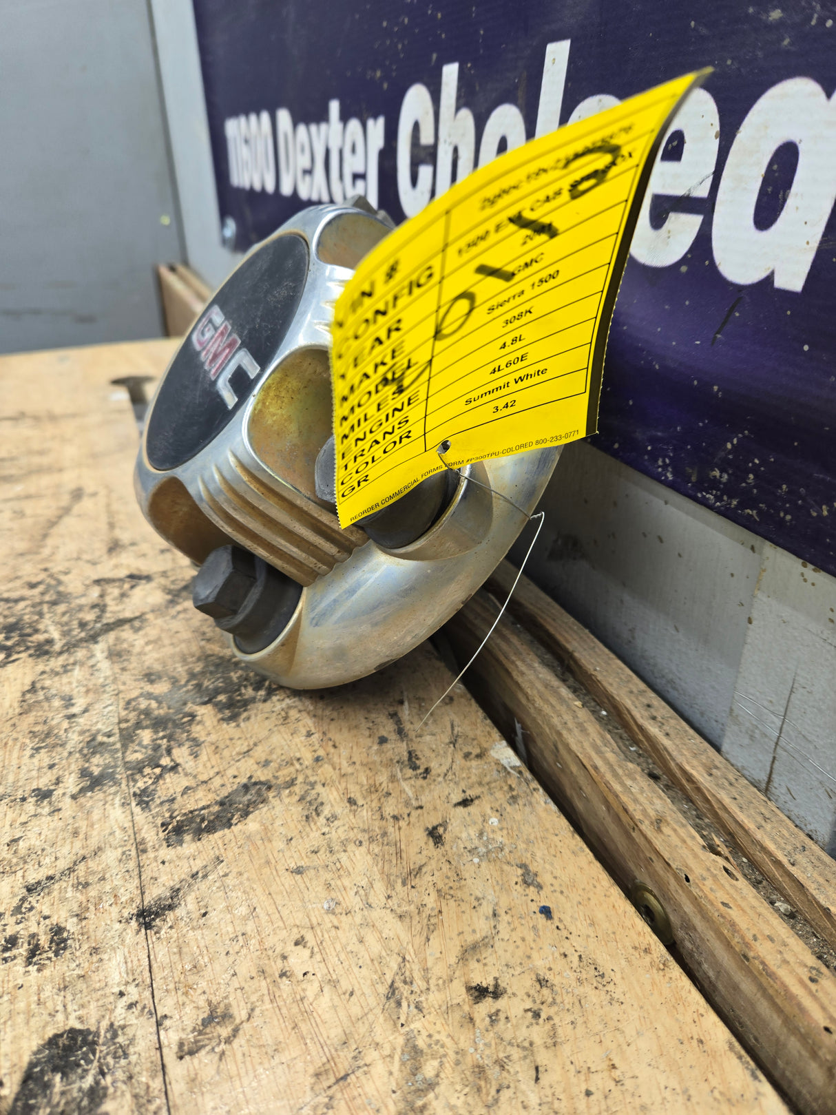 1999-2006 GMC Center Cap Hub Cap 15039488