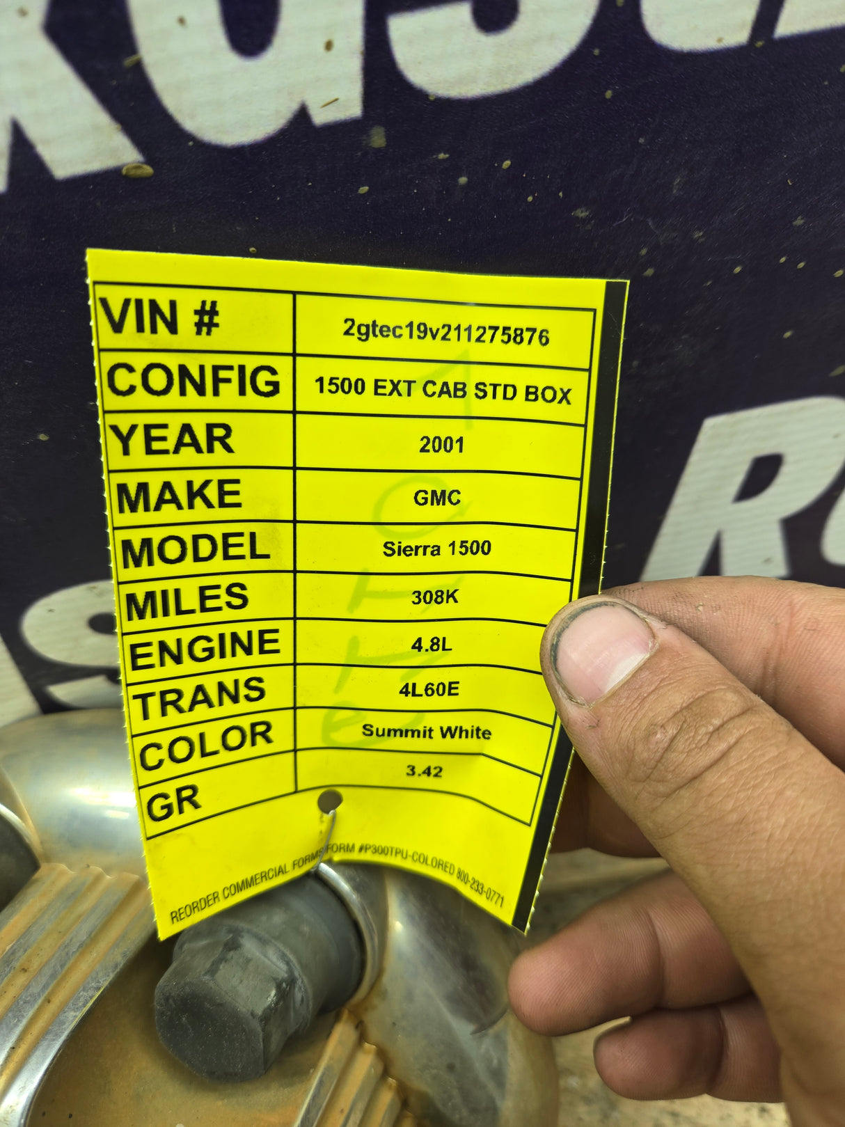 1999-2006 GMC Center Cap Hub Cap 15039488