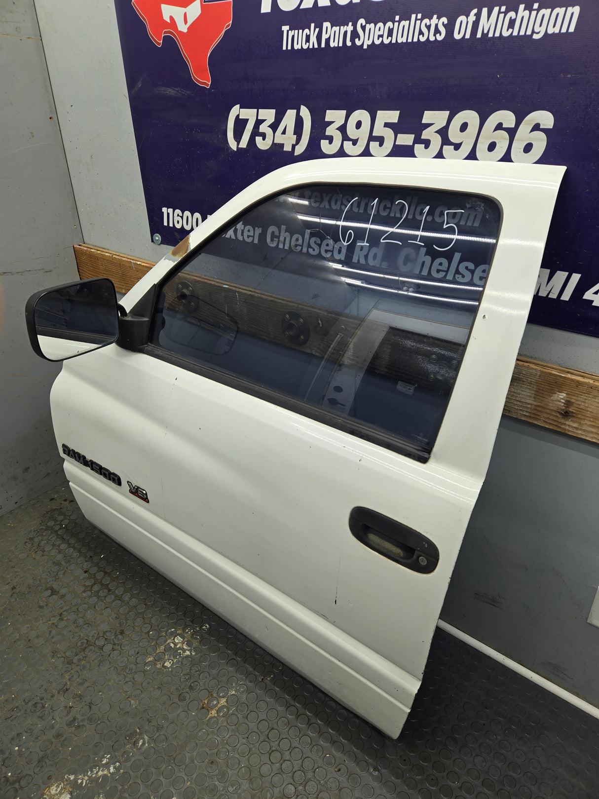 1994-2002 Dodge Ram 2nd Gen LH Driver Side Front Door Regular Cab / 2 Door Ext Cab 1500 2500 3500 ROUND CORNER