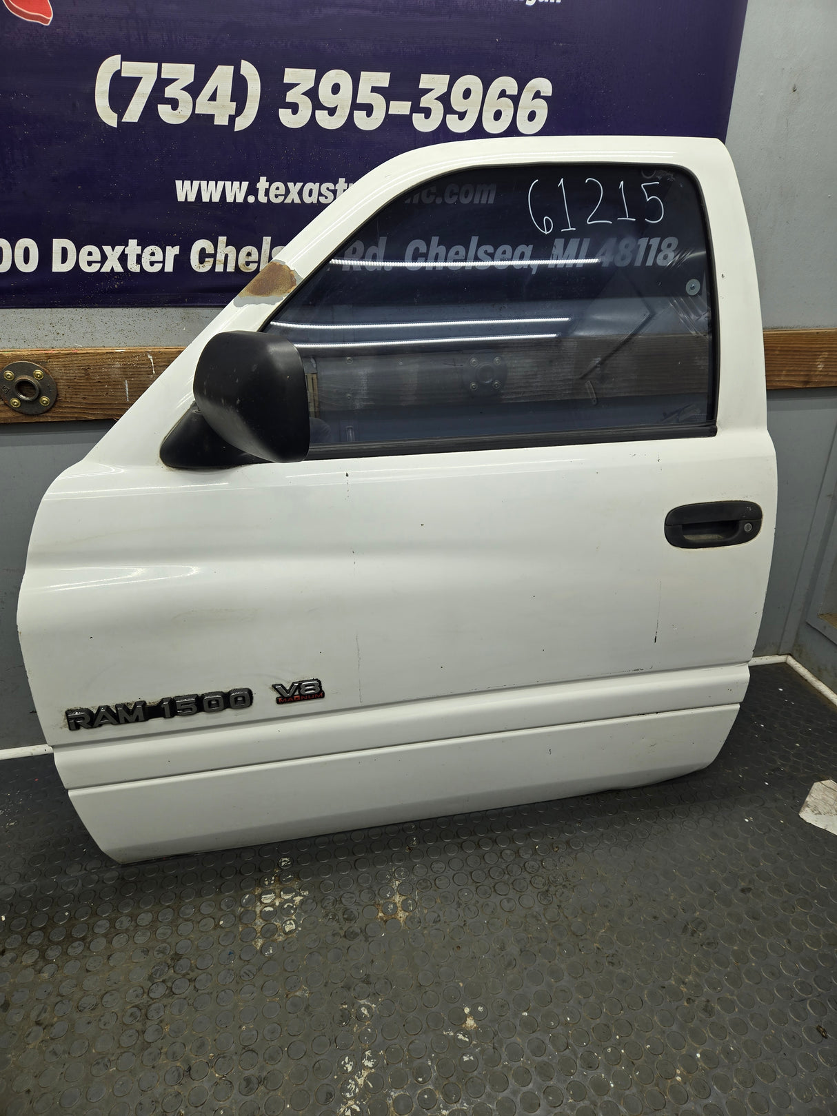 1994-2002 Dodge Ram 2nd Gen LH Driver Side Front Door Regular Cab / 2 Door Ext Cab 1500 2500 3500 ROUND CORNER