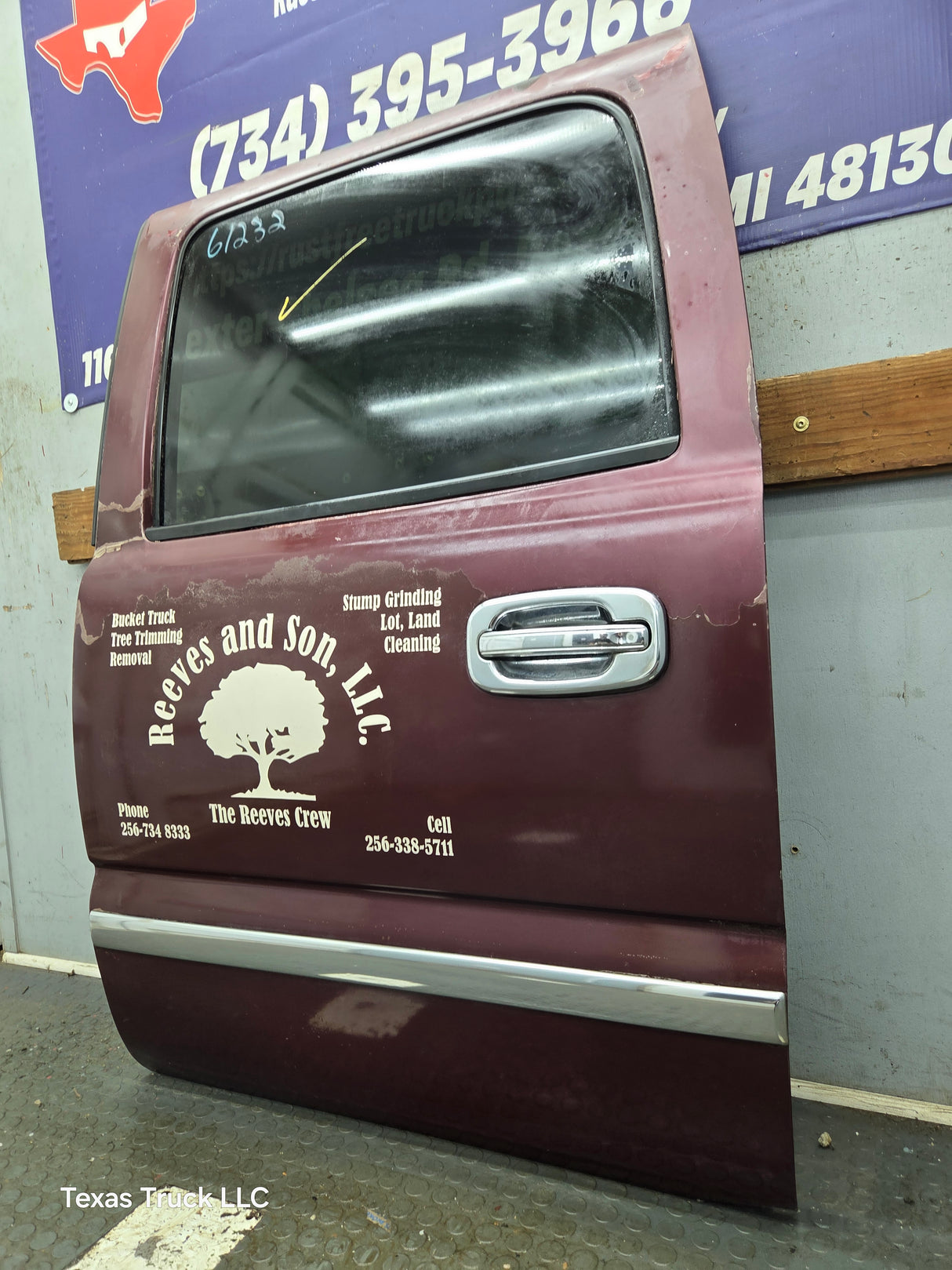 1999-2007 Chevrolet Silverado / GMC Sierra 1500 2500 3500 HD Rear Driver Side LH Crew Cab Rear Door