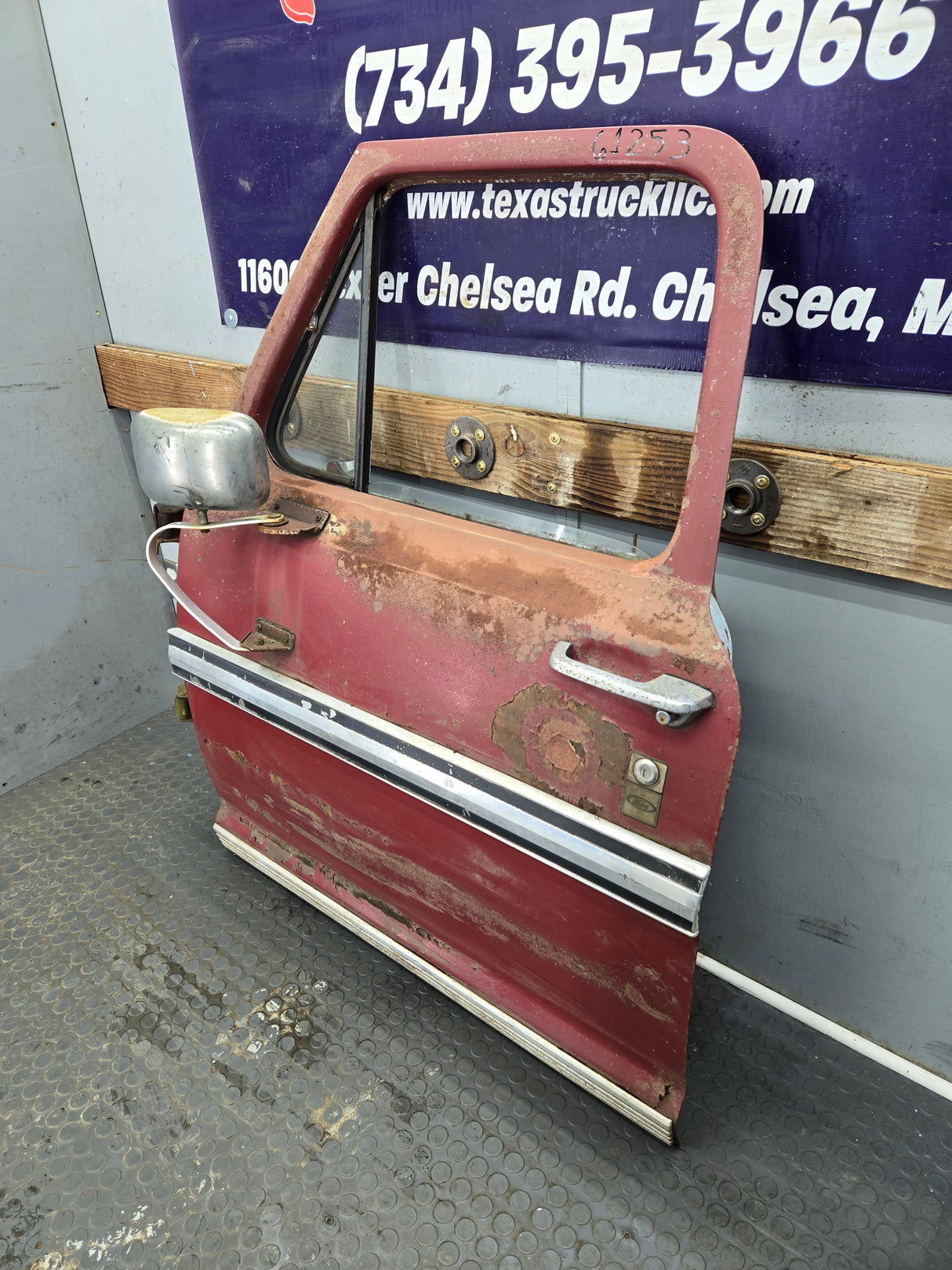 1968-1972 Ford F100 F250 F350 Front Left Hand Door