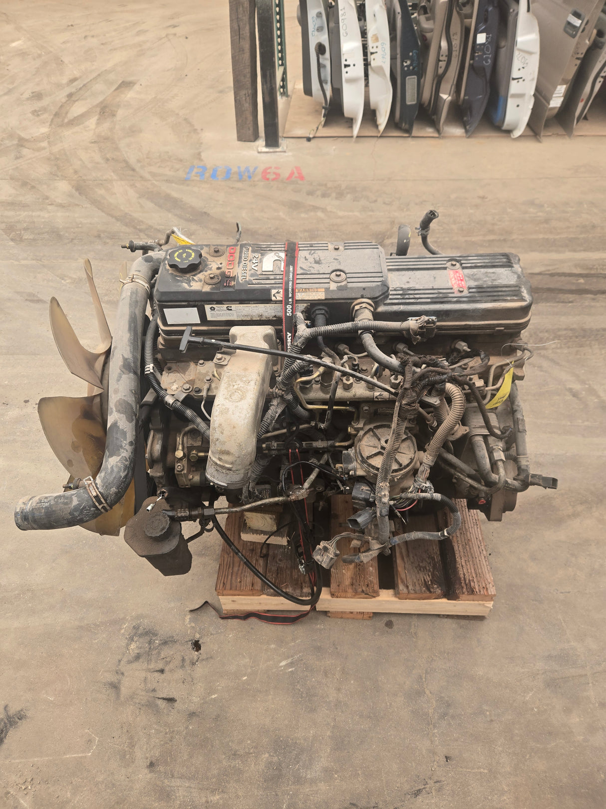 2006 Dodge Ram 3500 5.9L 24v Cummins Turbo Diesel Complete Engine Ran Great