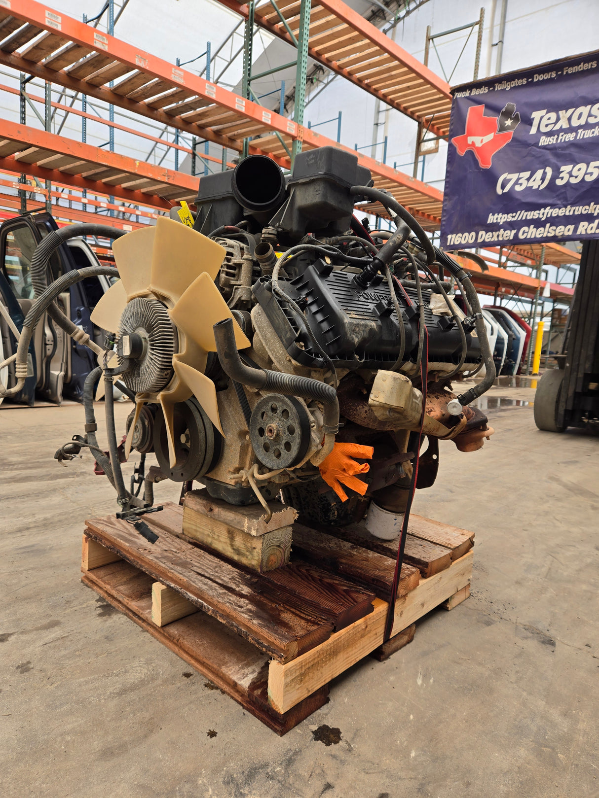 2011-2016 Ford Super Duty 6.2L V8 Gas Engine Runs Great F250 F350 F450 F550 178k miles