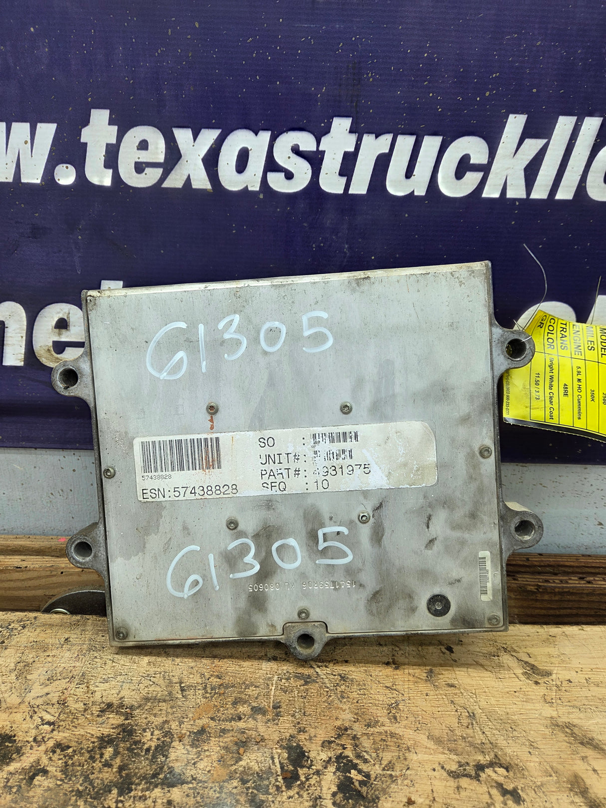 2006 Dodge Ram 2500 3500 5.9L 24V Cummins Auto Trans PCM - 4931975