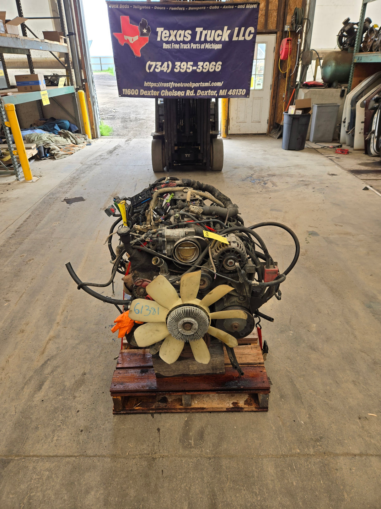 2004 Chevrolet GMC 2500 3500HD 6.0L Engine LS Vortec Gas Engine Runs Good