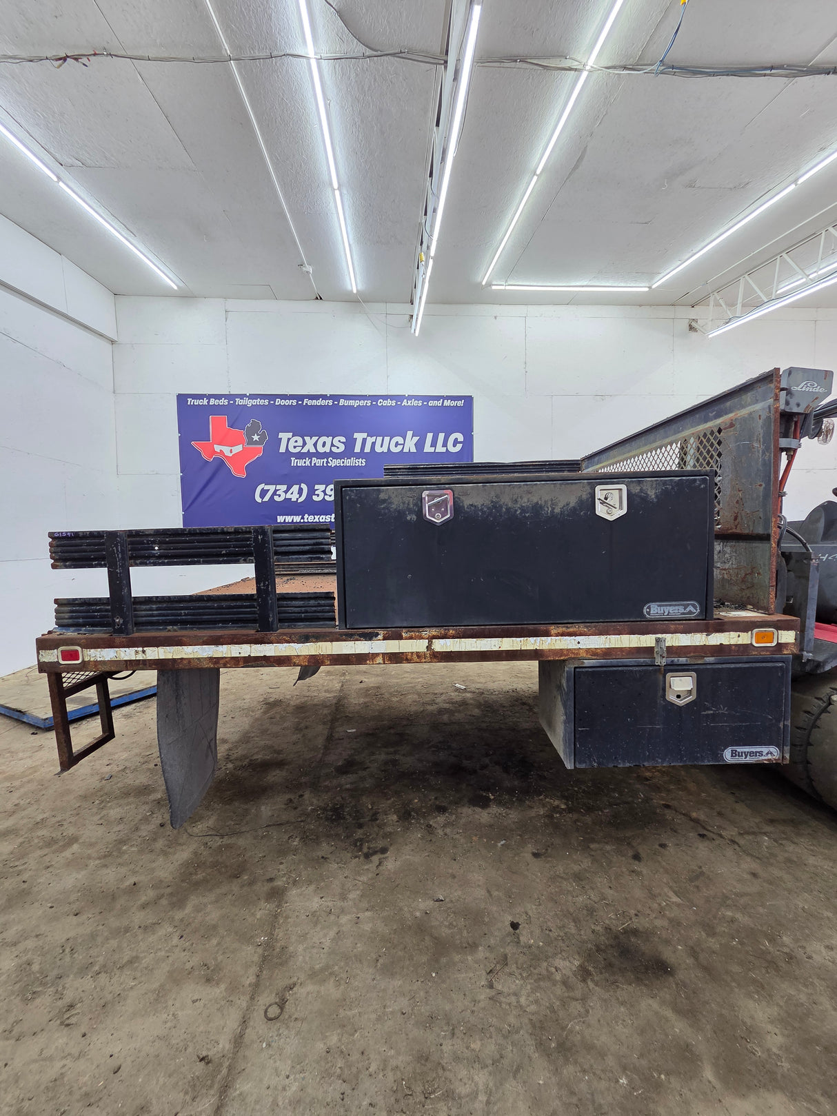 10' Steel Pickup Truck Dual Rear Wheel Utility Flatbed Universal