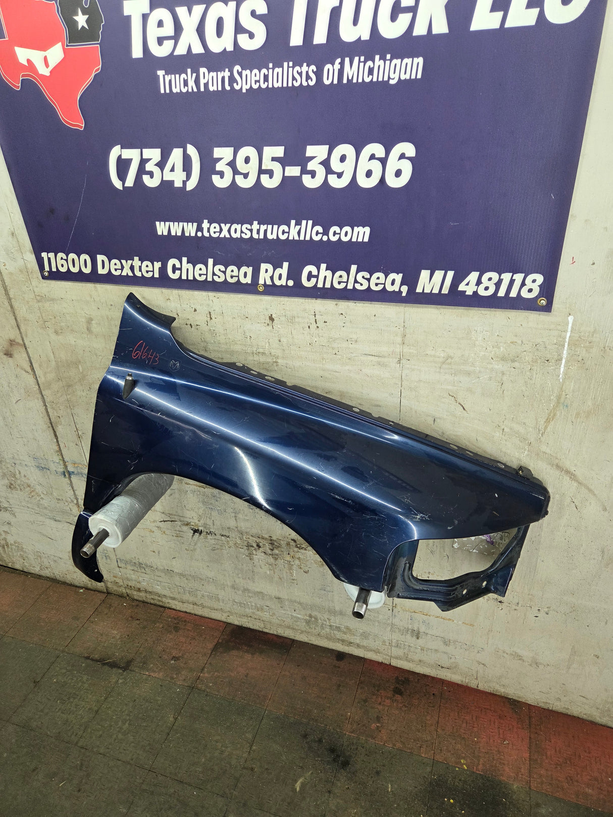 2003-2005 Dodge Ram 3rd Gen 1500 2500 3500 RH Passenger Side Fender