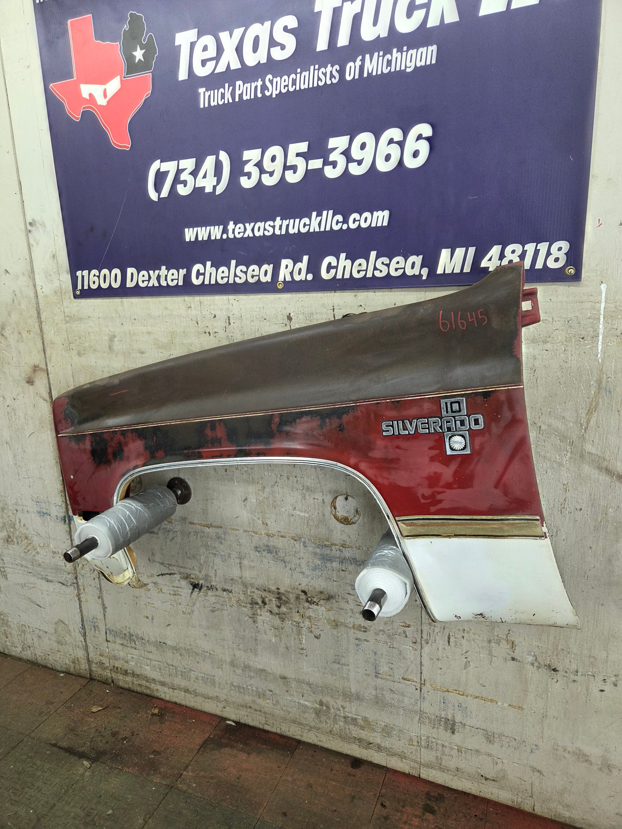 1981-1991 Chevrolet Silverado / GMC Sierra Square Body LH Drivers Side Front Fender