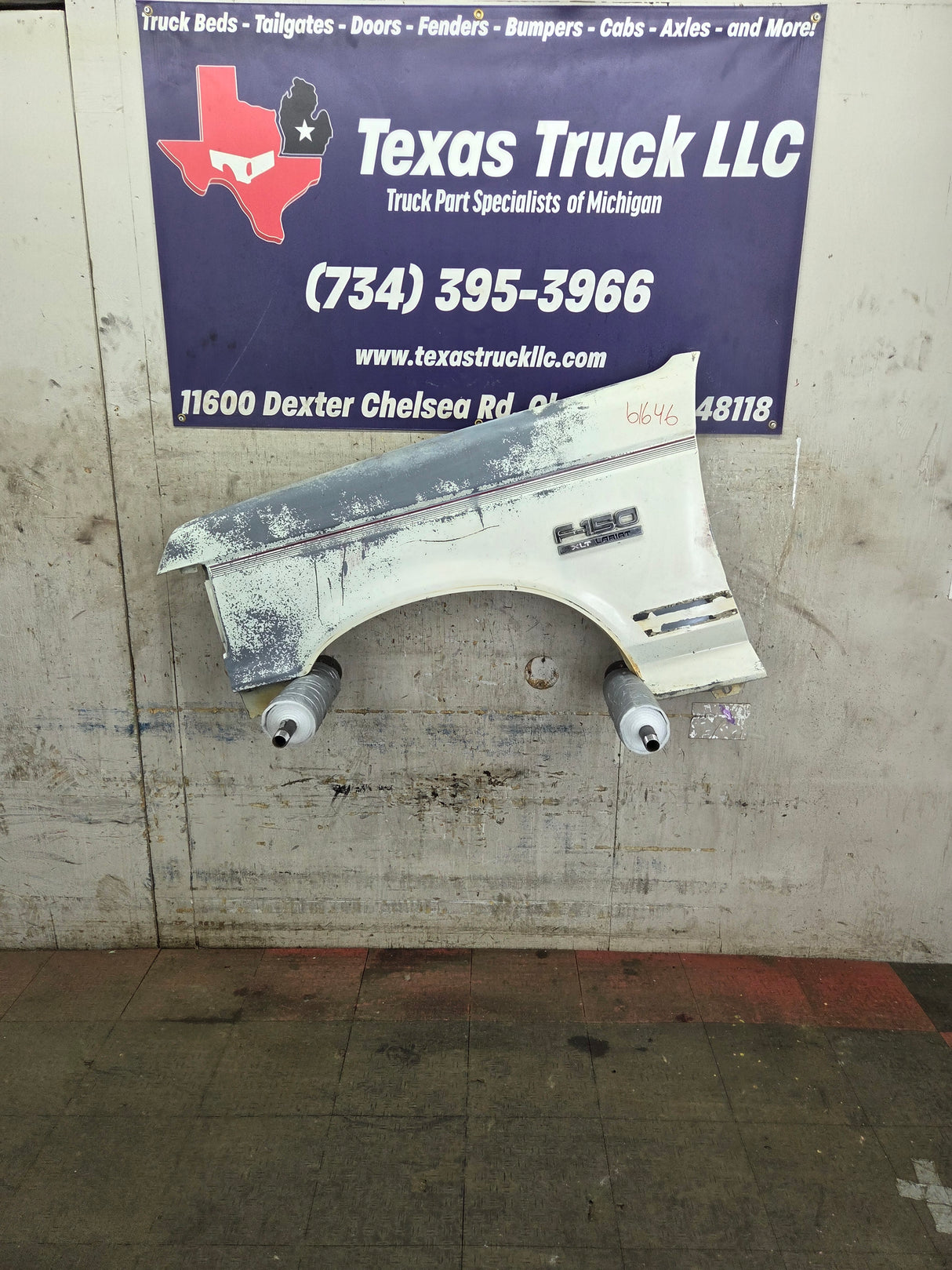 1987-1991 Ford F-150 F-250 F-350 F-450 F-550 DRIVER FENDER