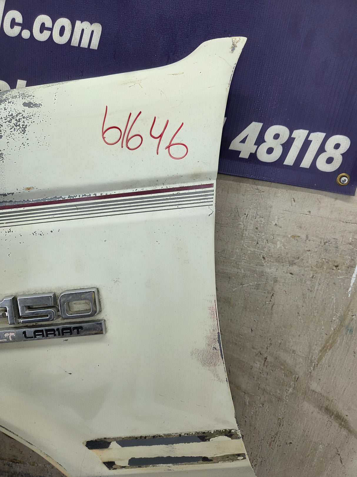 1987-1991 Ford F-150 F-250 F-350 F-450 F-550 DRIVER FENDER