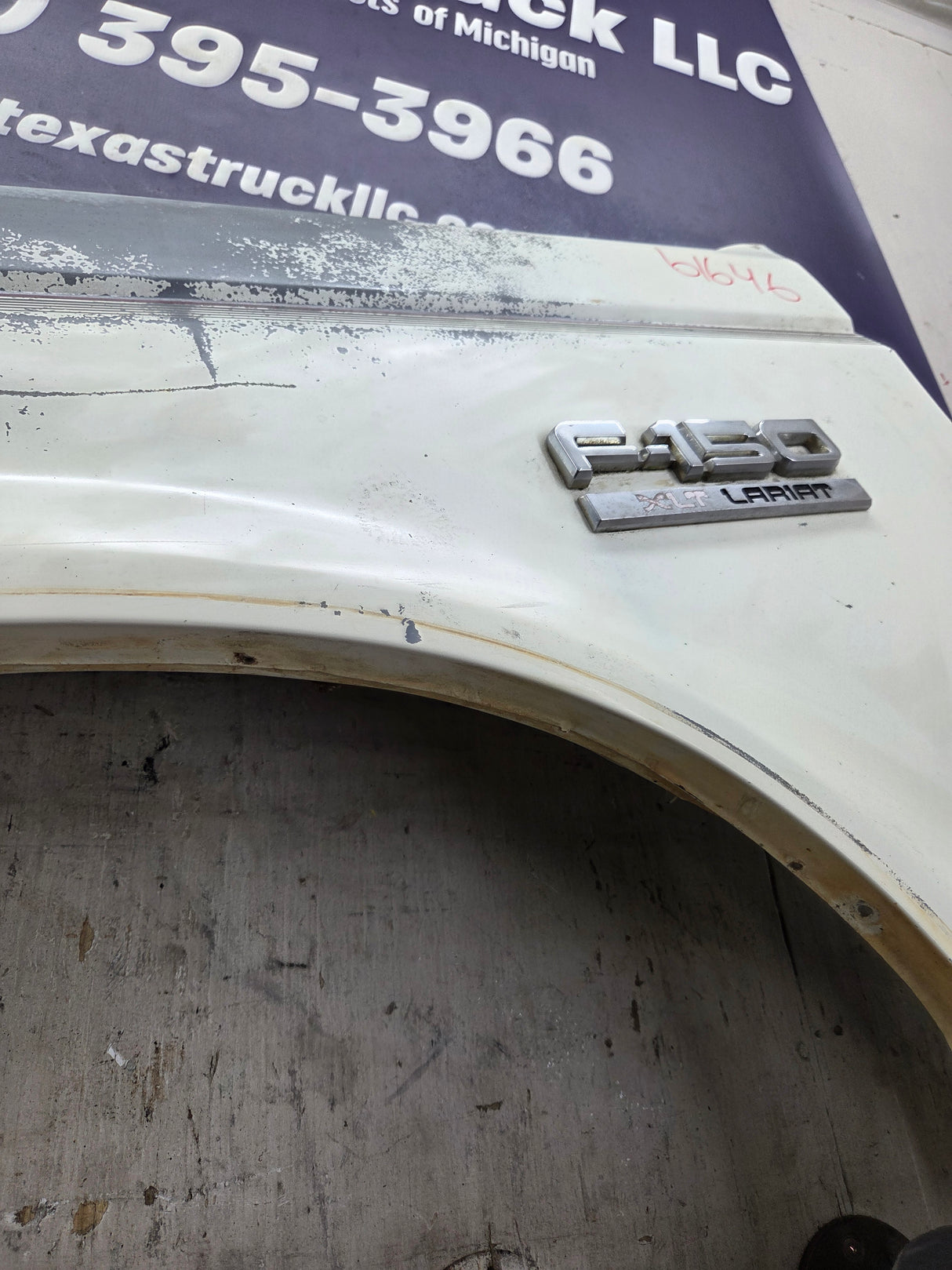 1987-1991 Ford F-150 F-250 F-350 F-450 F-550 DRIVER FENDER