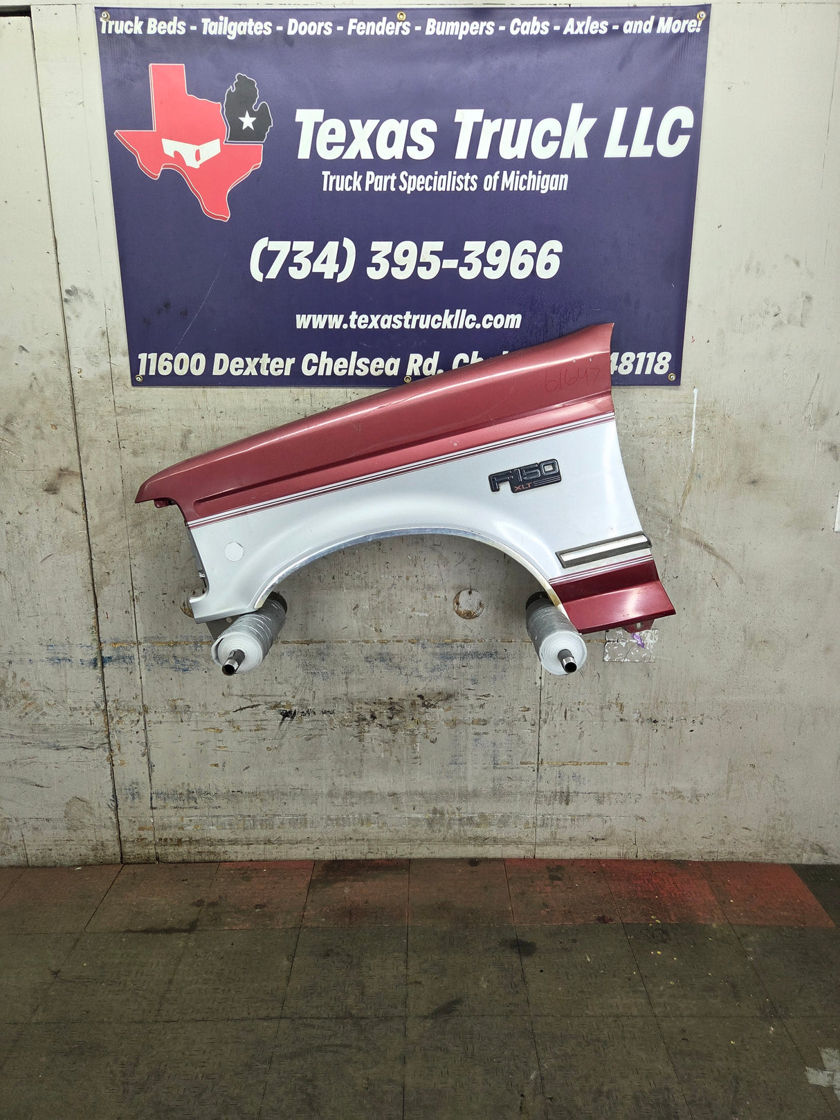 1992-1997 OBS Ford F Series F250 F350 F450 F550 Driver Side LH Front Fender