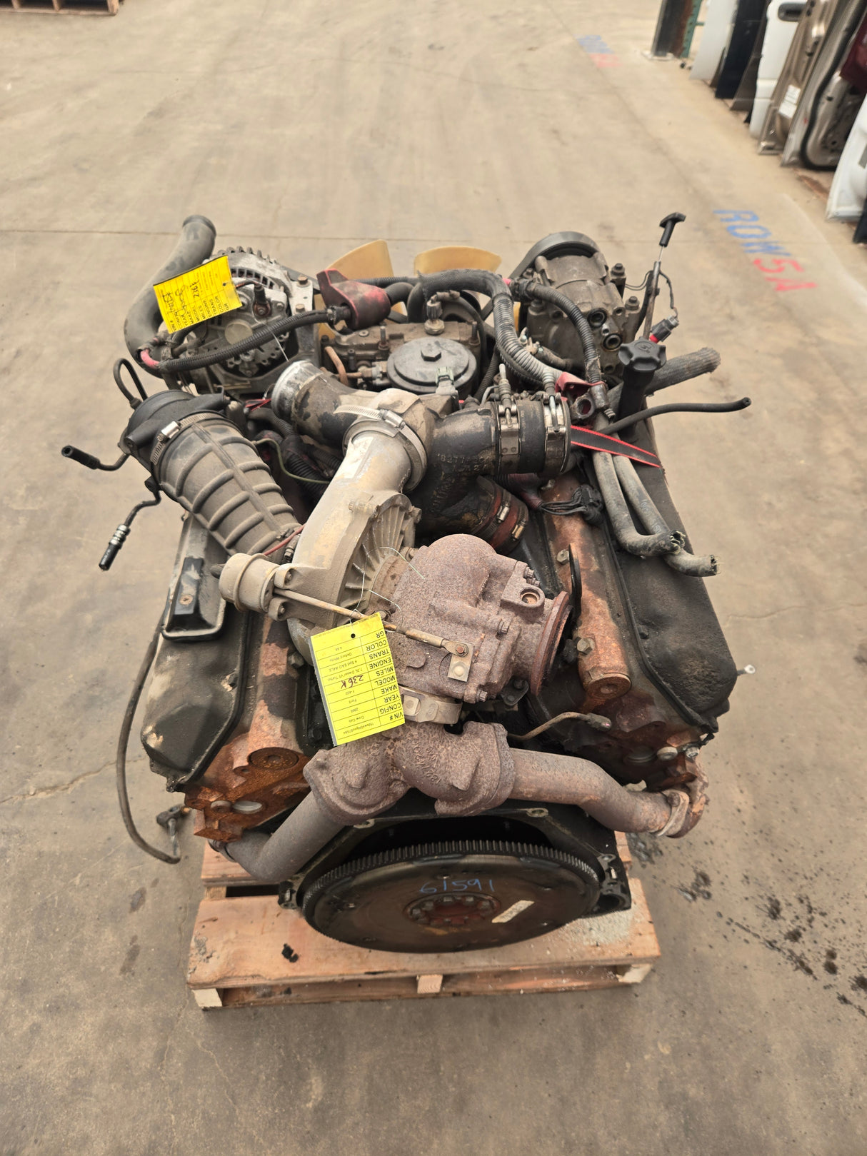 1999-2003 7.3L Power Stroke Diesel Engine Ford Super Duty F250 F350 F450 F550 International Navistar 236k Miles