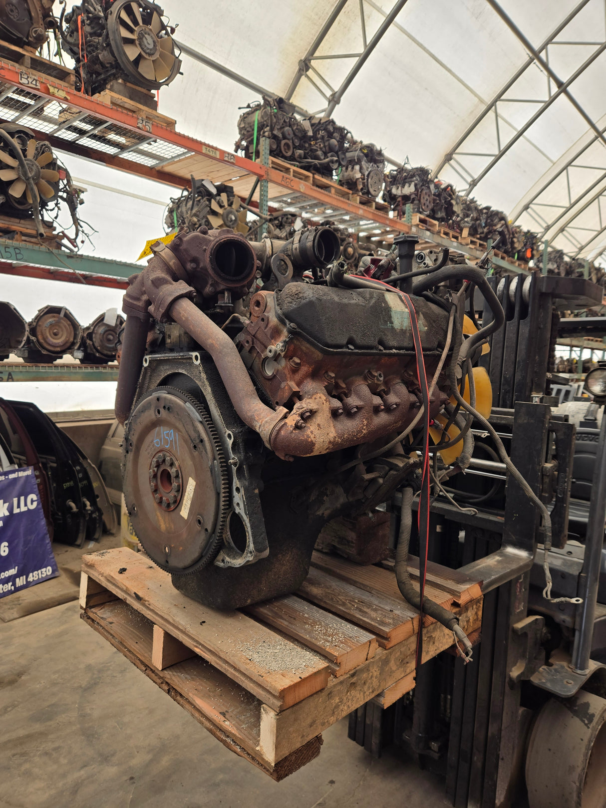 1999-2003 7.3L Power Stroke Diesel Engine Ford Super Duty F250 F350 F450 F550 International Navistar 236k Miles