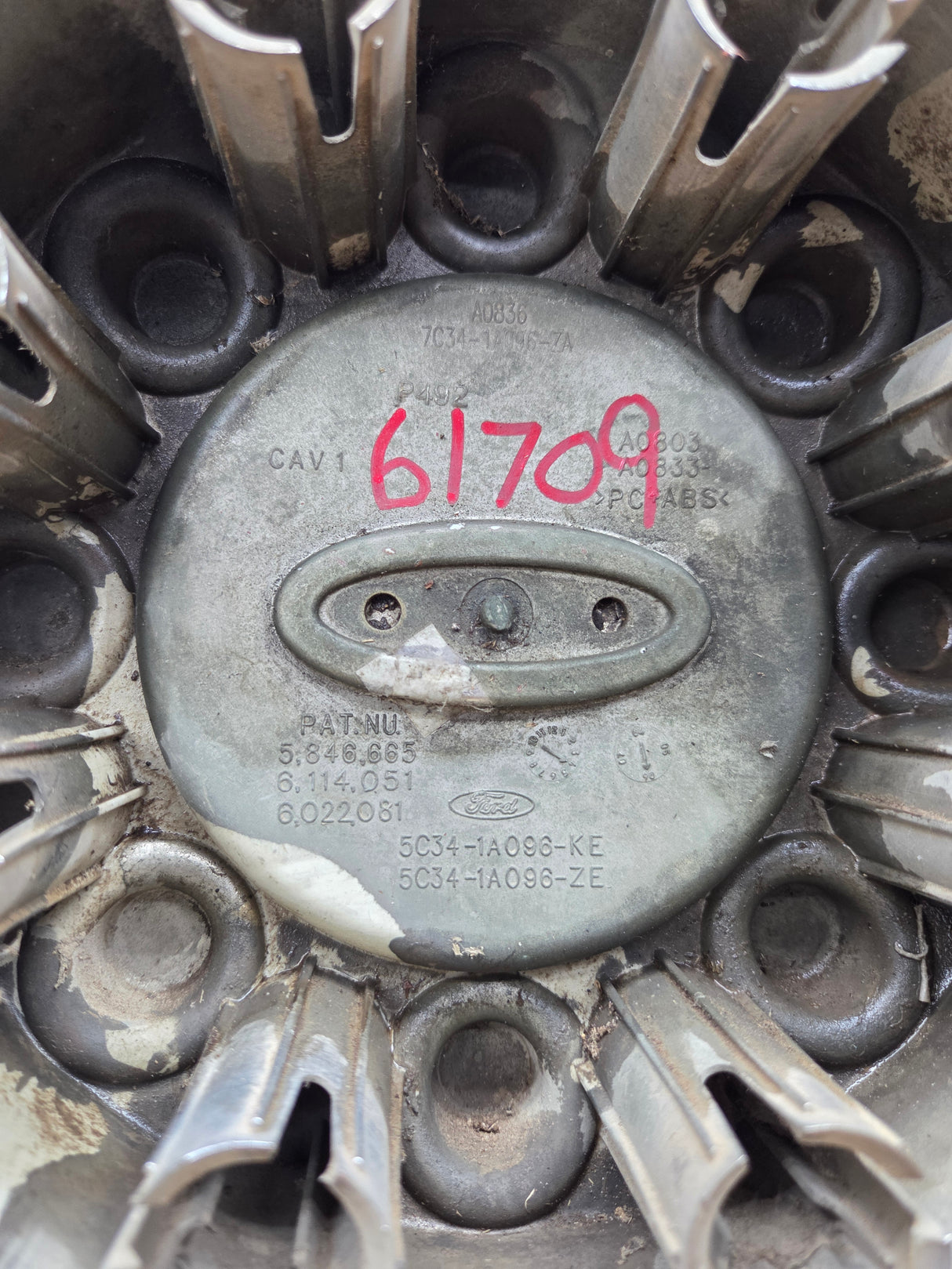 2005-2016 Ford Super Duty Wheel Center Cap F250 F350 5C34-1A096-KE / 5C34-1A096-ZE