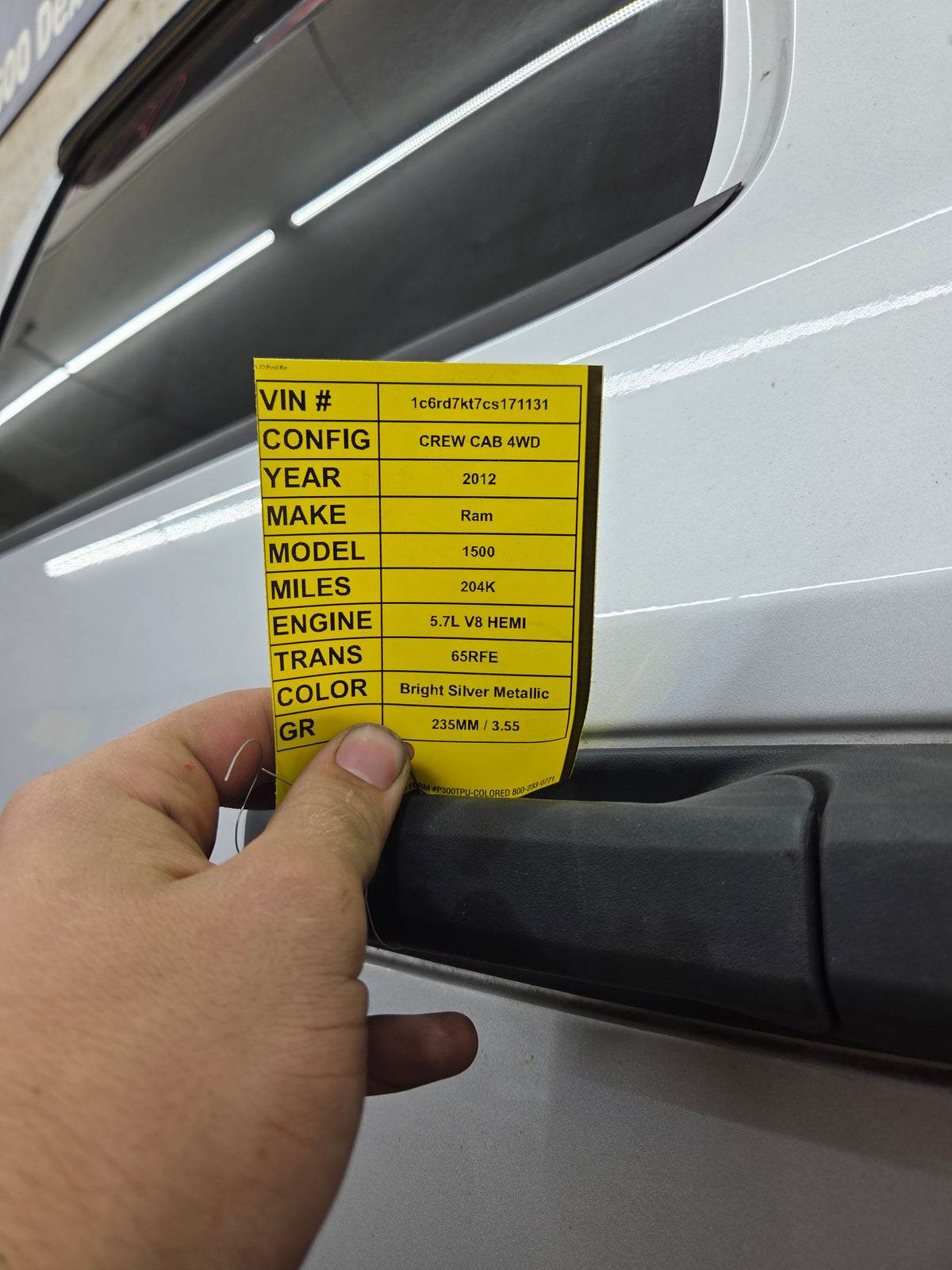 2009-2018 Dodge Ram 4th Gen LH Driver Side Rear CREW Cab Door 1500 2500 3500 4500 5500