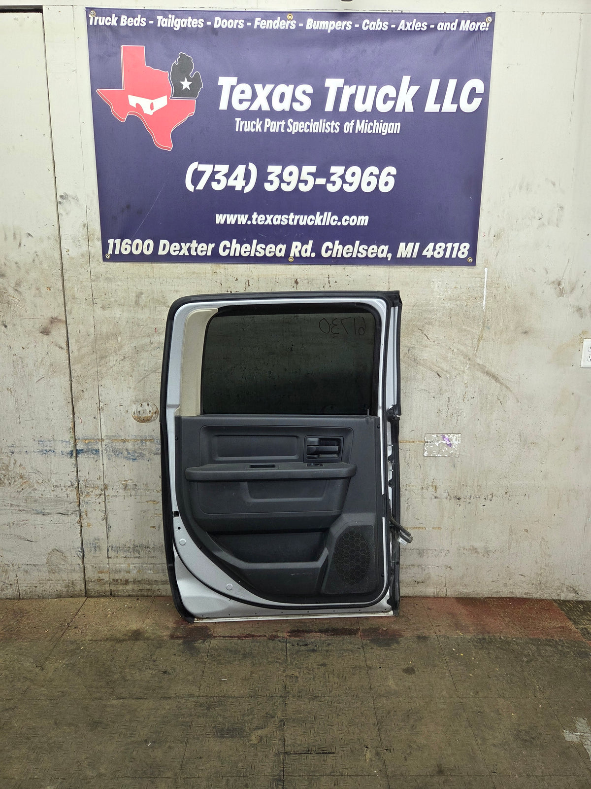 2009-2018 Dodge Ram 4th Gen LH Driver Side Rear CREW Cab Door 1500 2500 3500 4500 5500