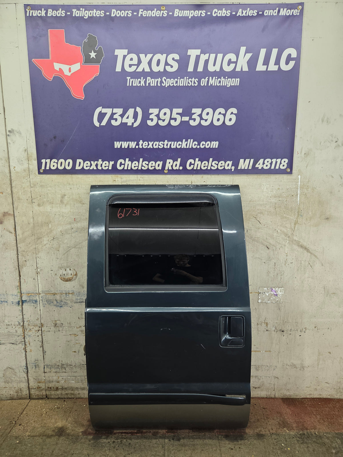 1999-2007 Ford Super Duty LH Driver Side Rear Crew Cab Door F250 F350 F450 F550