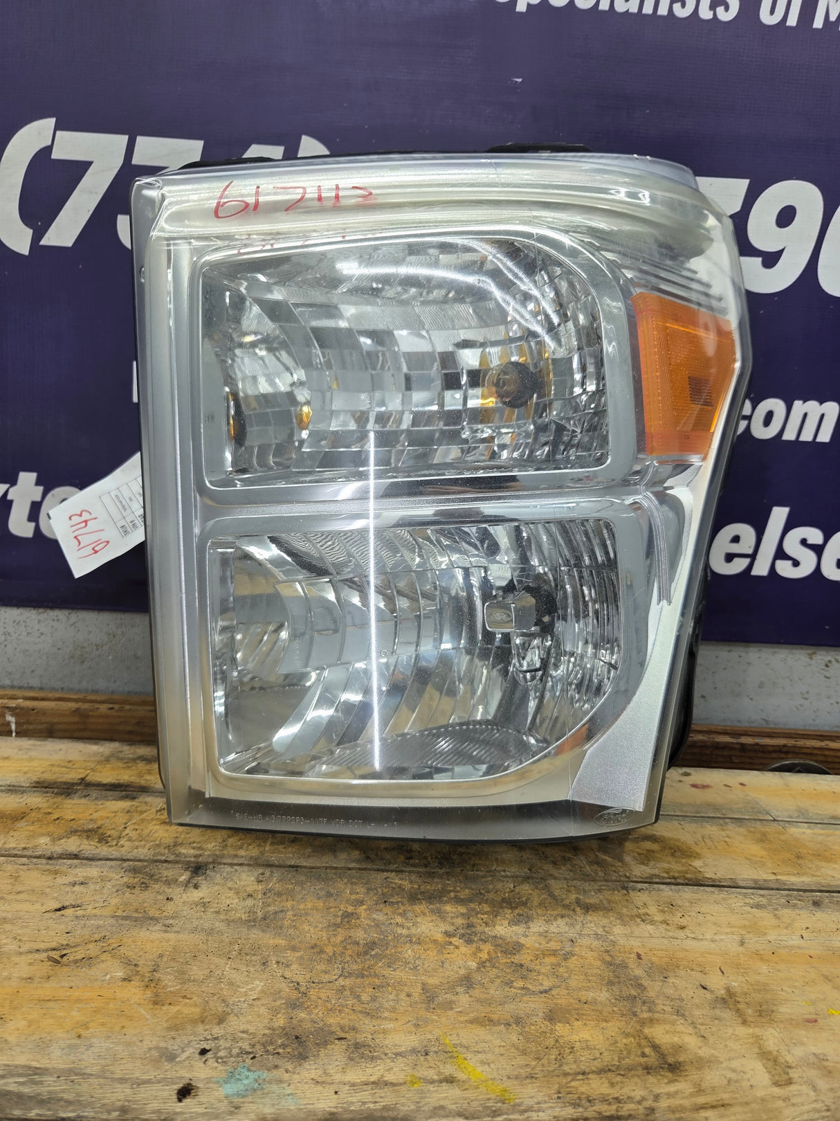2011-2016 Ford Super Duty F250 F350 F450 F550 LH Driver Side Headlight BC34-13006-A 6.7L Power Stroke 6.2L Gas