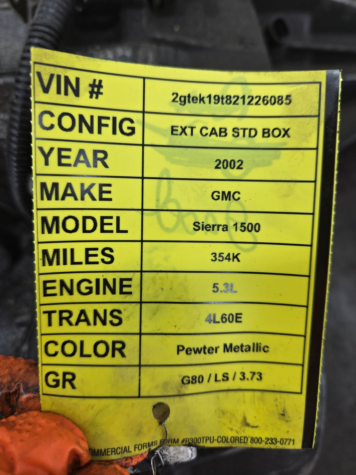 2001-2002 Chevrolet Silverado GMC Sierra 1500 Electric Shift NP8 TRANSFER CASE
