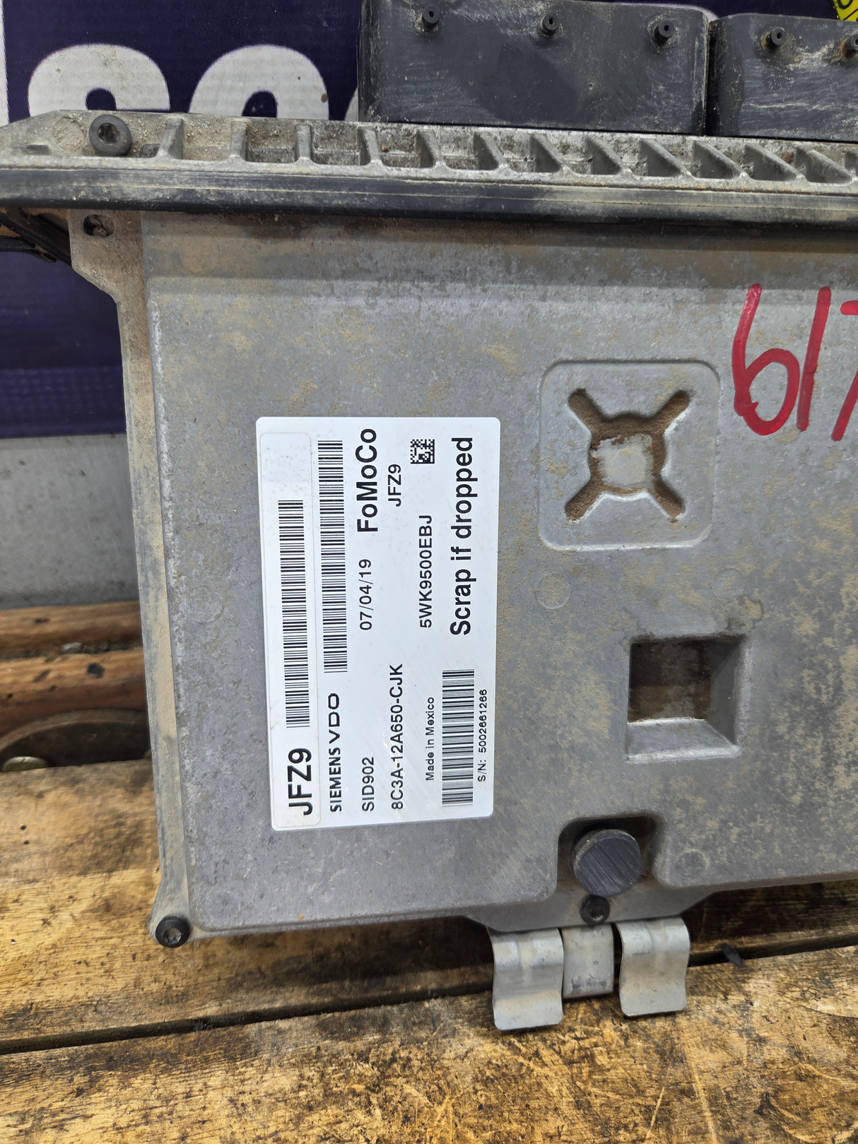 2008 Ford F250 F350 F450 F550 6.4L PCM JFZ9 / 8C3A-12A650-CJK