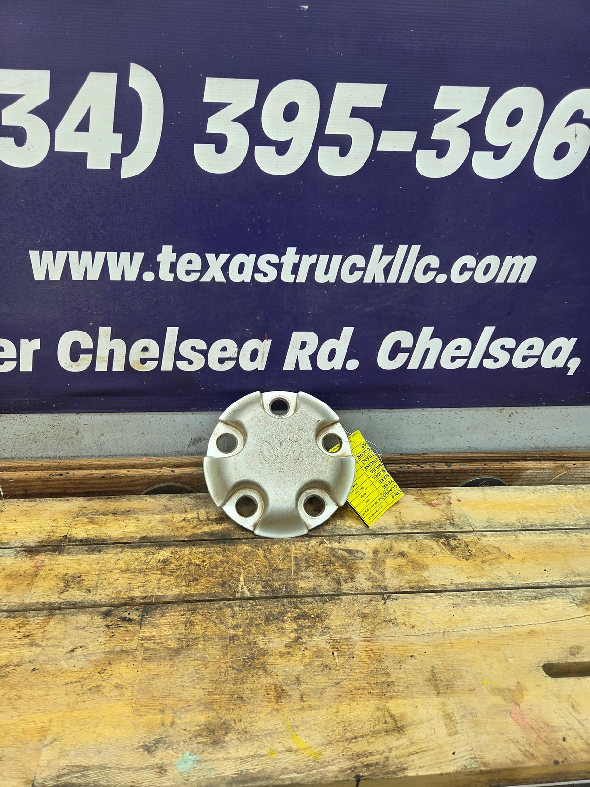 2002-2008 Dodge Ram 1500 OEM Center Wheel Cap Hub Cap 3rd Gen P/N 5845973