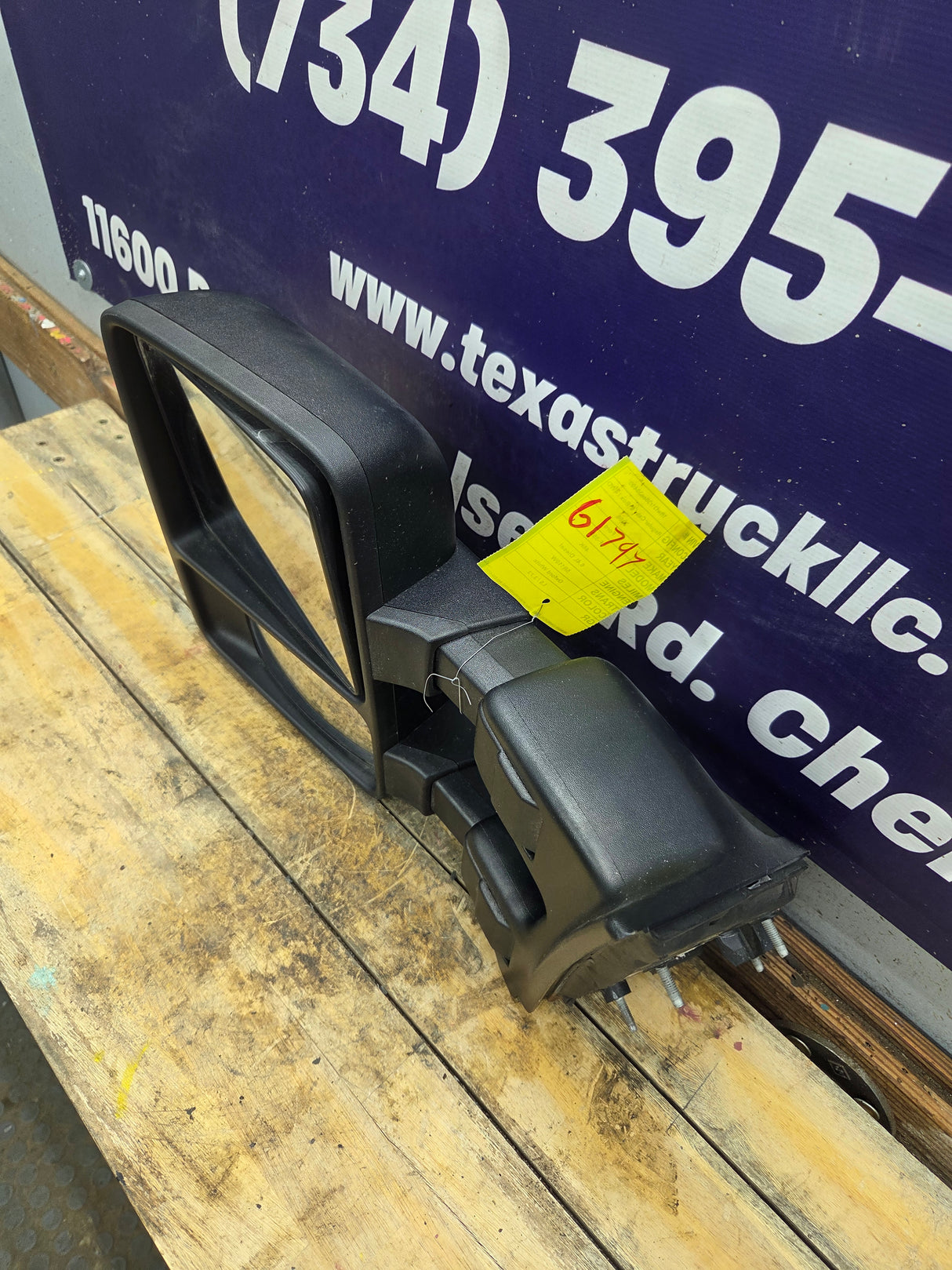 2008-2016 Ford Super Duty F250 F350 F450 F550 LH Driver Side Manual Towing Mirror OEM