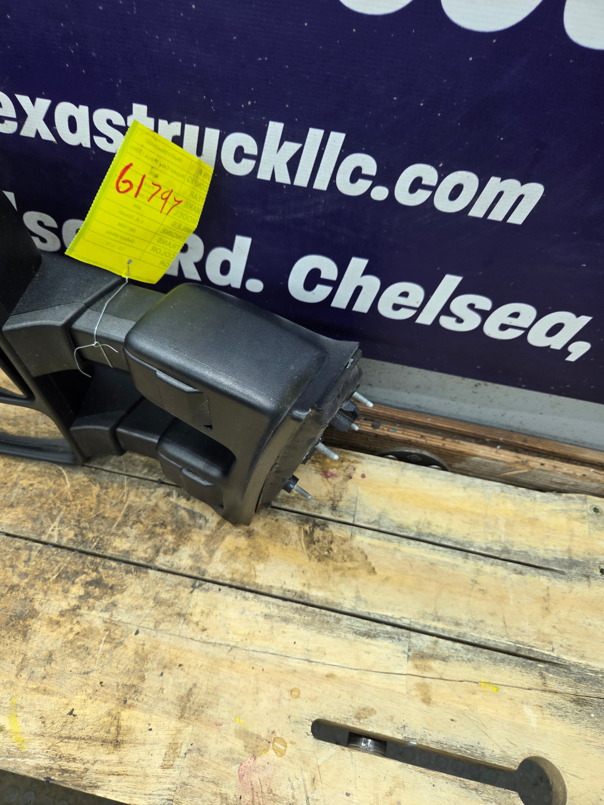 2008-2016 Ford Super Duty F250 F350 F450 F550 LH Driver Side Manual Towing Mirror OEM