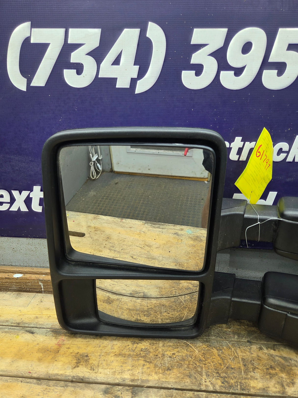 2008-2016 Ford Super Duty F250 F350 F450 F550 LH Driver Side Manual Towing Mirror OEM