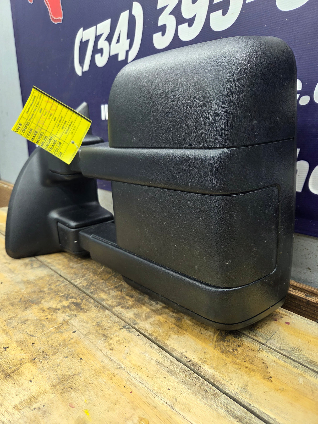 2008-2016 Ford Super Duty F250 F350 F450 F550 LH Driver Side Manual Towing Mirror OEM