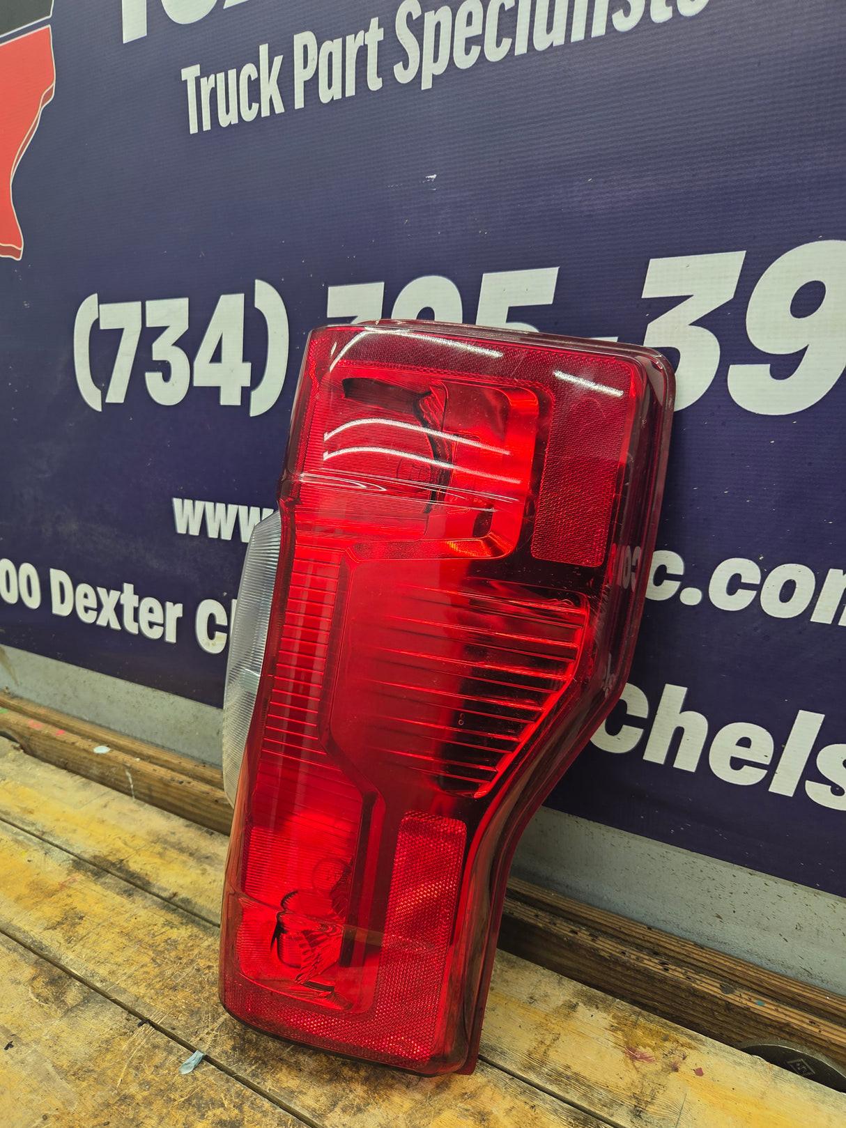 2020-2022 Ford Super Duty Passenger Side Tail Light Halogen LC3B-13B504-AD