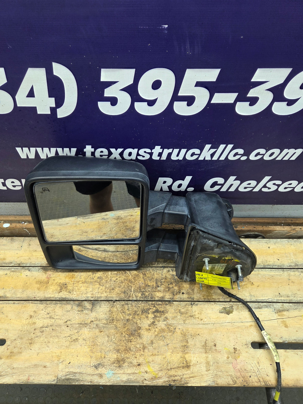 2008-2016 Ford Super Duty F250 F350 F450 F550 LH Driver Side Power Fold & Telescope Heated Towing Mirror OEM