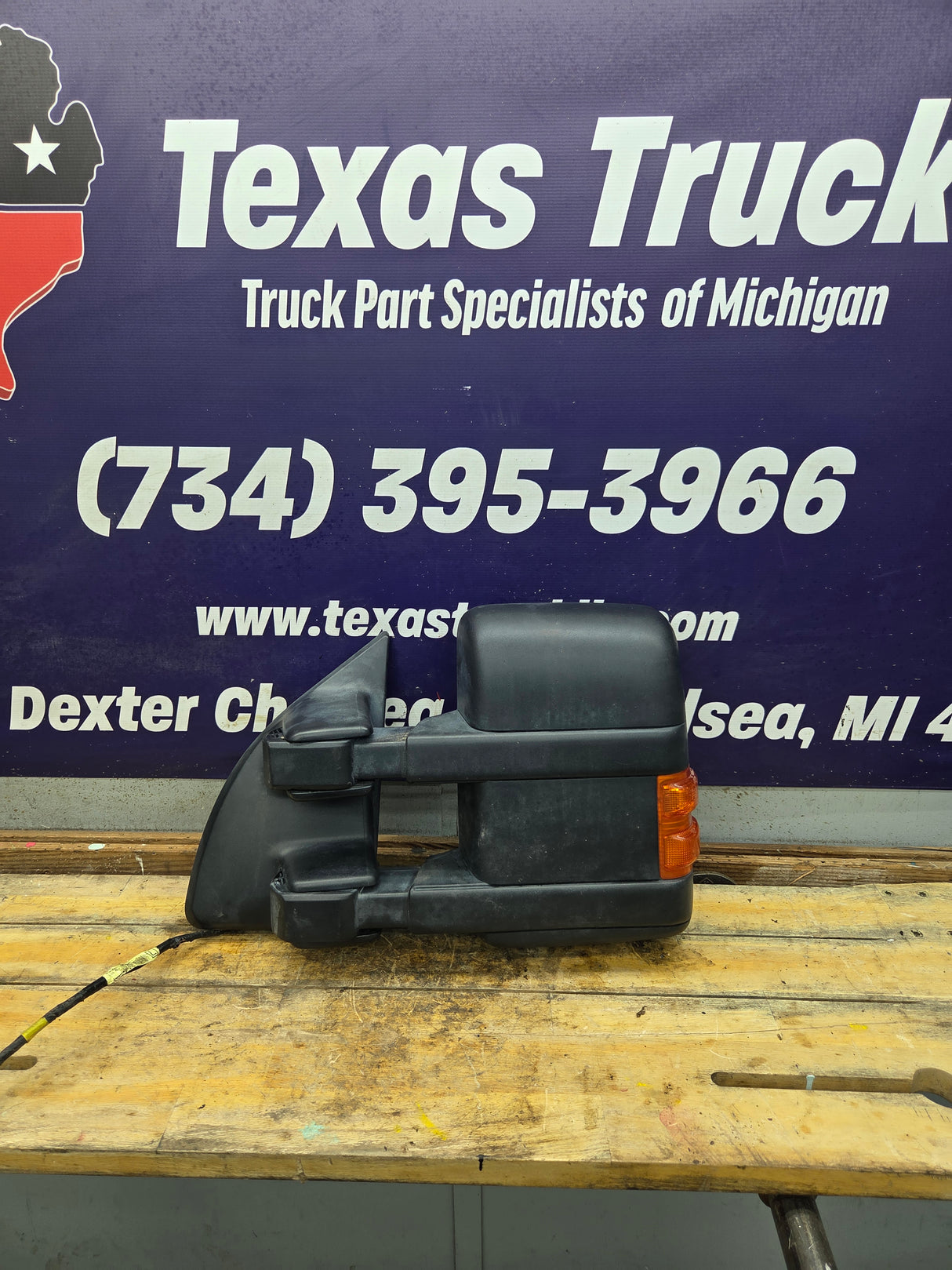2008-2016 Ford Super Duty F250 F350 F450 F550 LH Driver Side Power Fold & Telescope Heated Towing Mirror OEM