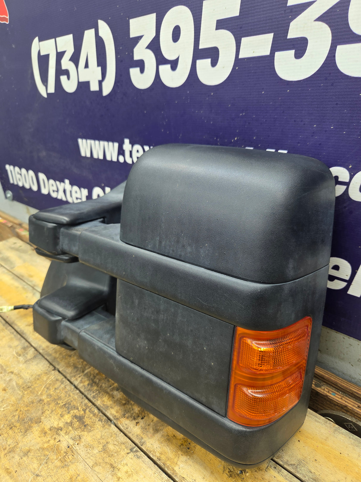 2008-2016 Ford Super Duty F250 F350 F450 F550 LH Driver Side Power Fold & Telescope Heated Towing Mirror OEM
