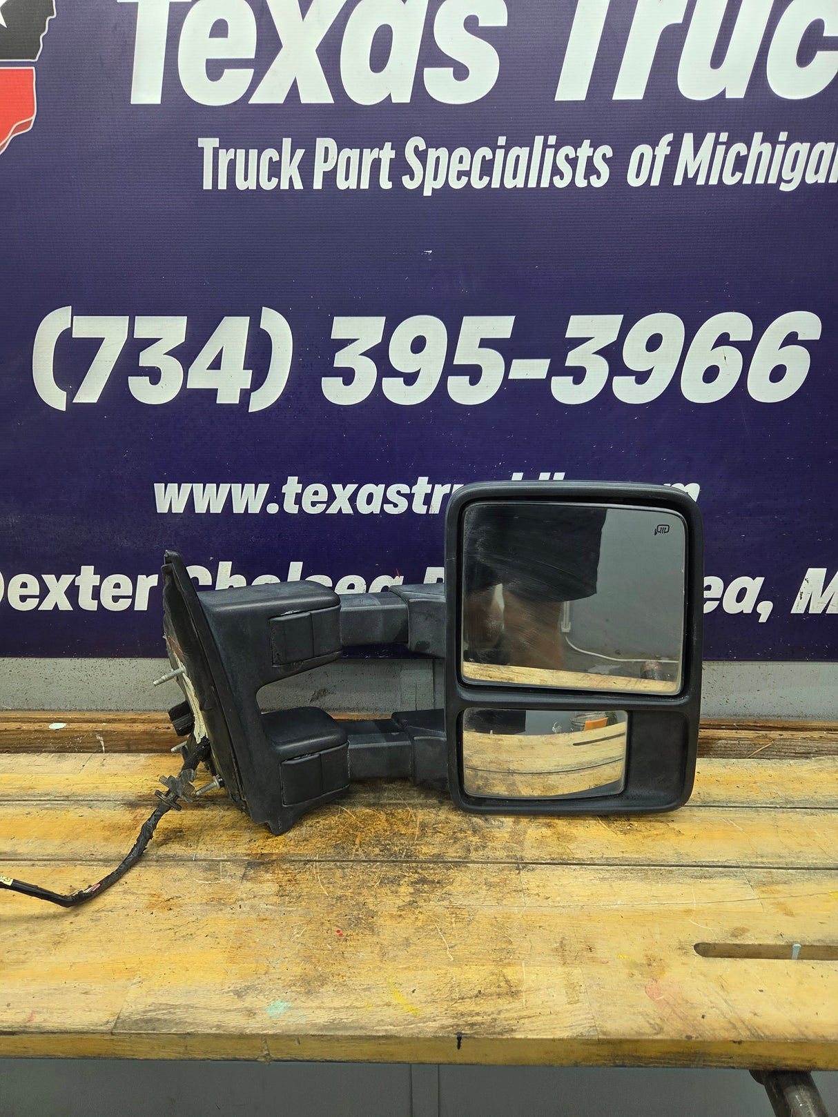 2008-2016 Ford Super Duty F250 F350 F450 F550 RH Passenger Side Power Fold & Telescope Heated Towing Mirror OEM