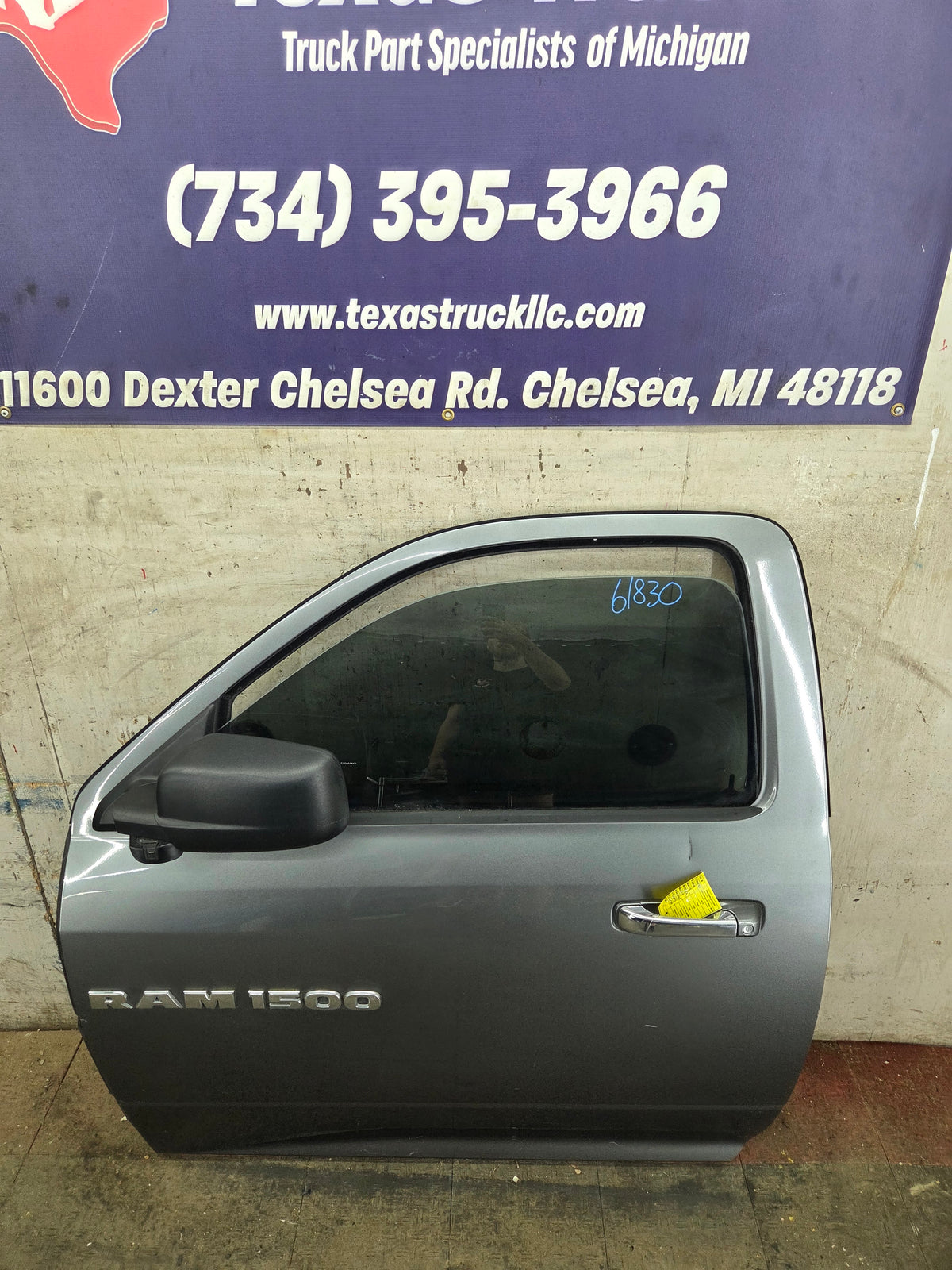 2009-2018 Ram 4th Gen Front Regular Cab Driver Side Door 1500 2500 3500 4500 5500