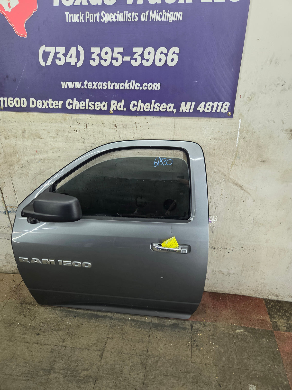 2009-2018 Ram 4th Gen Front Regular Cab Driver Side Door 1500 2500 3500 4500 5500