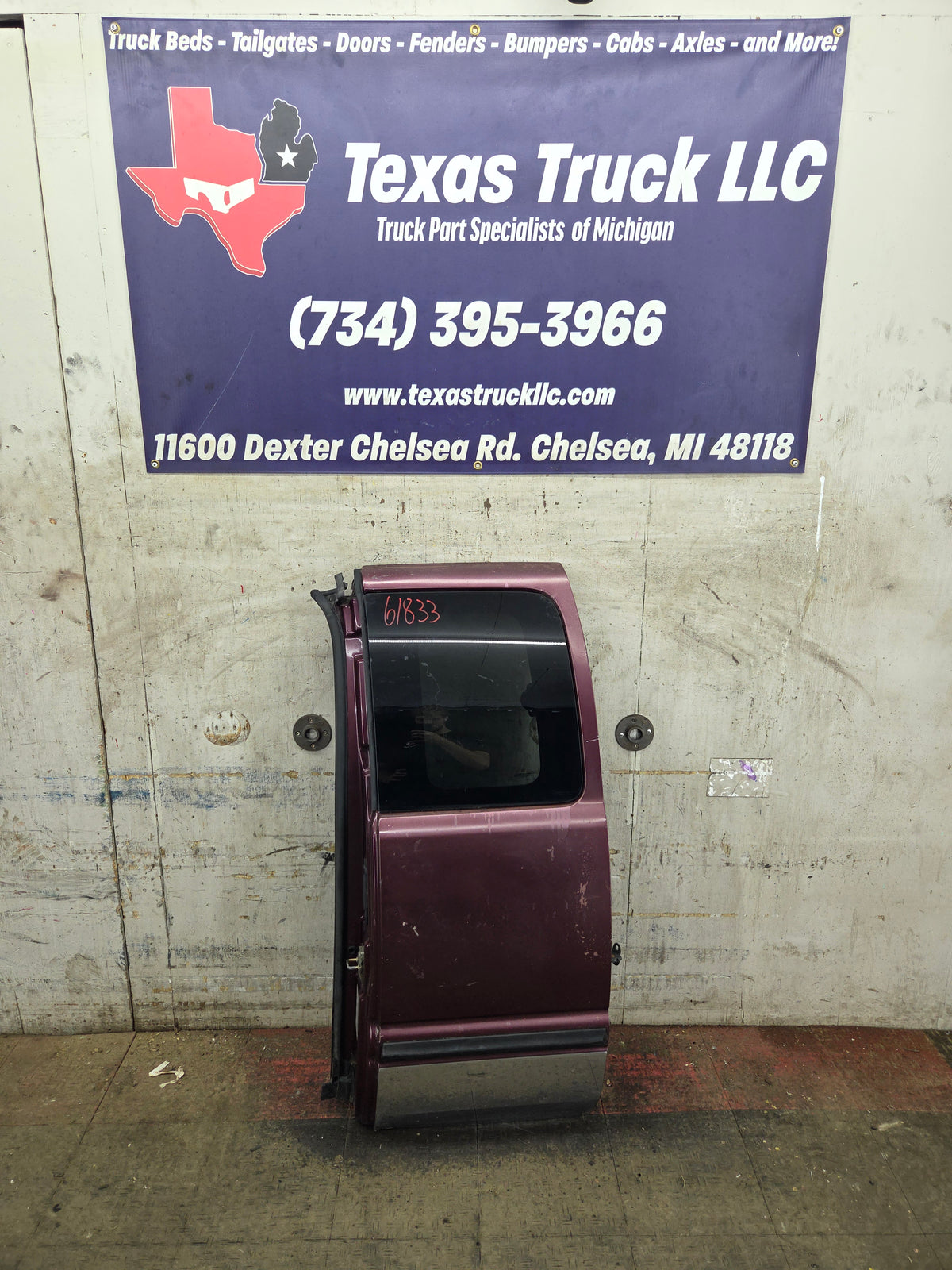 1994-2002 Dodge Ram 2nd Gen LH Driver Side Rear Extended Cab Door 1500 2500 3500