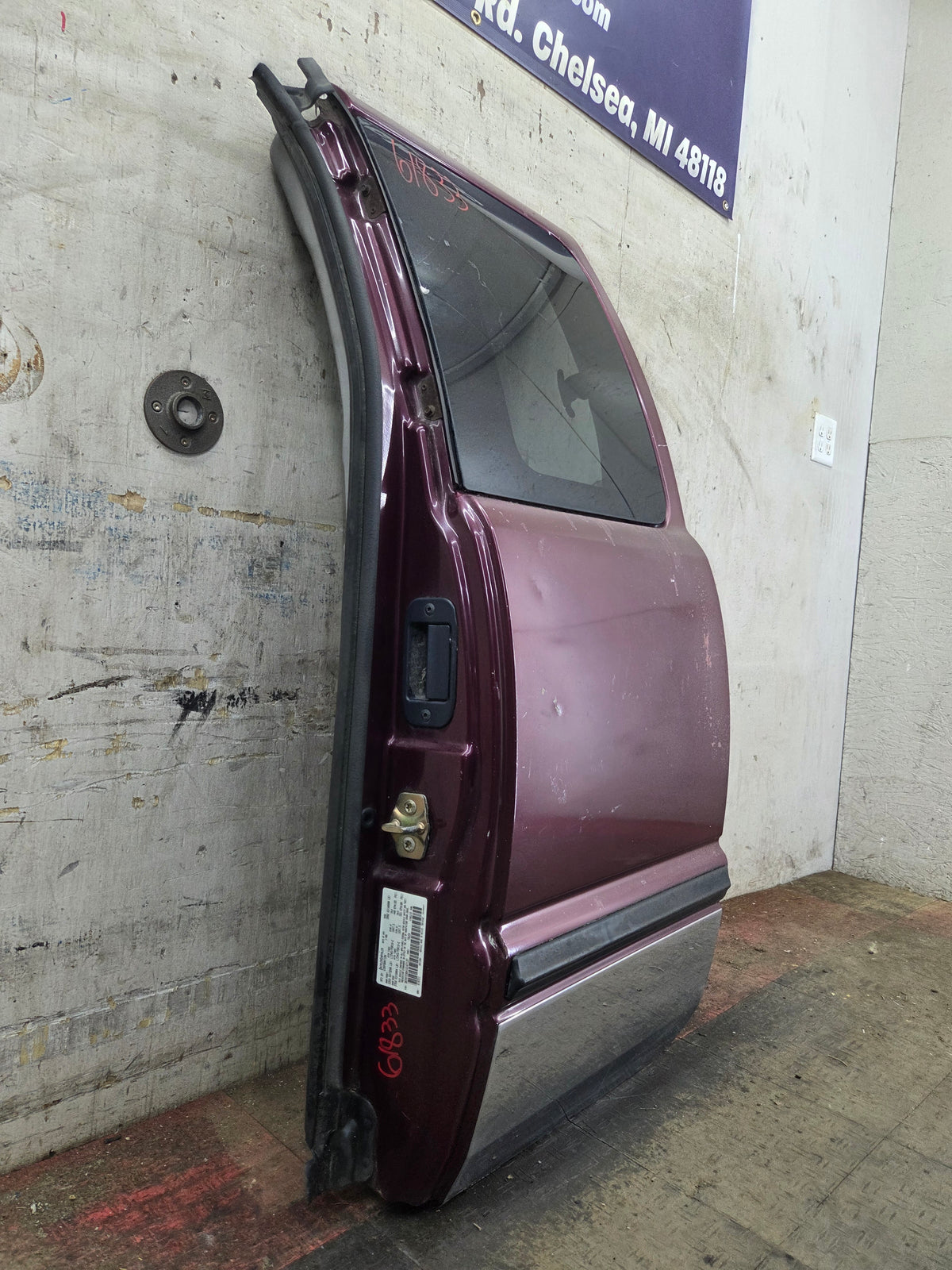 1994-2002 Dodge Ram 2nd Gen LH Driver Side Rear Extended Cab Door 1500 2500 3500