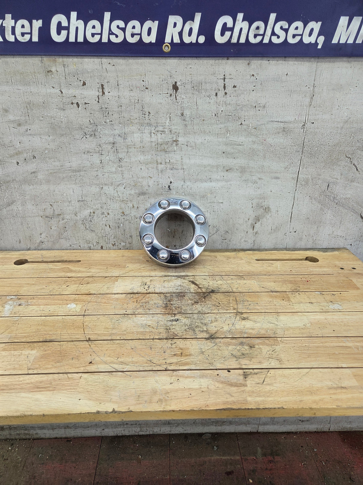 2005-2016 Ford Super Duty Front Hub Cap Center Cap 8 LUG SRW F250 F350 5C34-1A096-LD