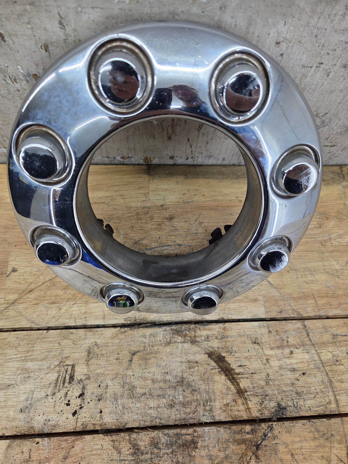 2005-2016 Ford Super Duty Front Hub Cap Center Cap 8 LUG SRW F250 F350 5C34-1A096-LD