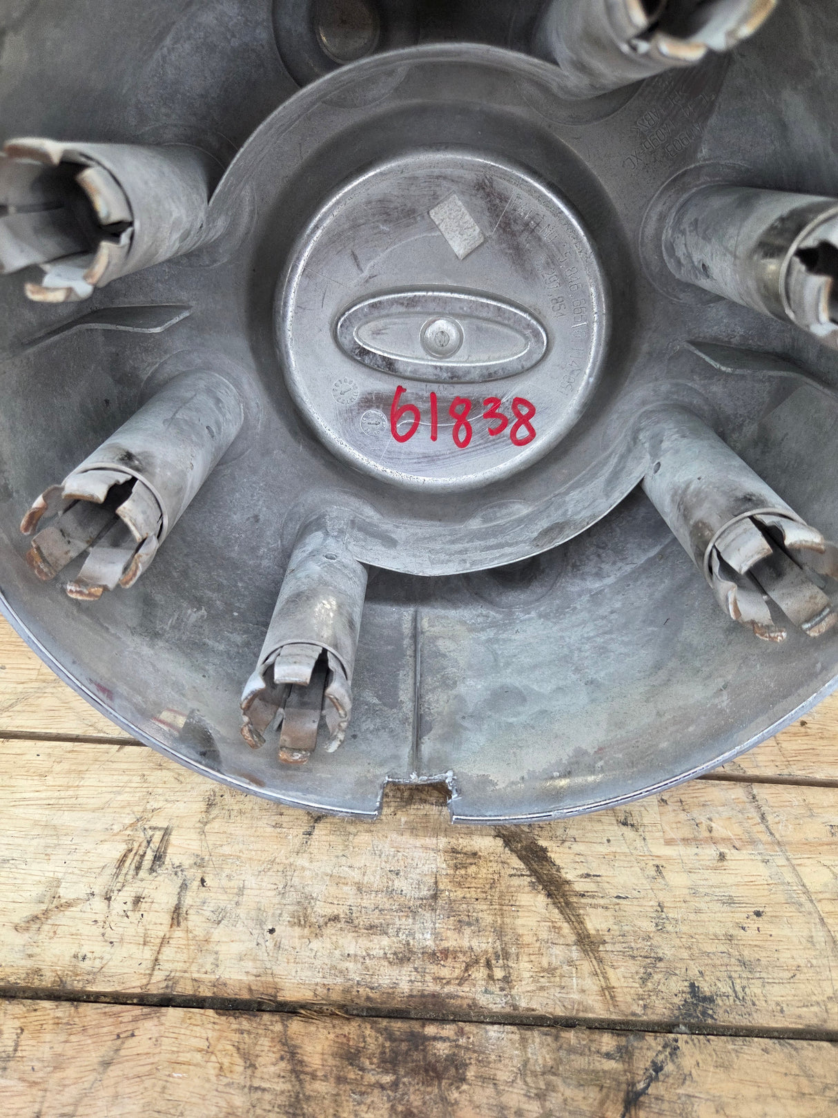 2005-2016 Ford Super Duty Rear DUALLY Hub Cap Center Cap F350 F450 5C34-1A096-XC