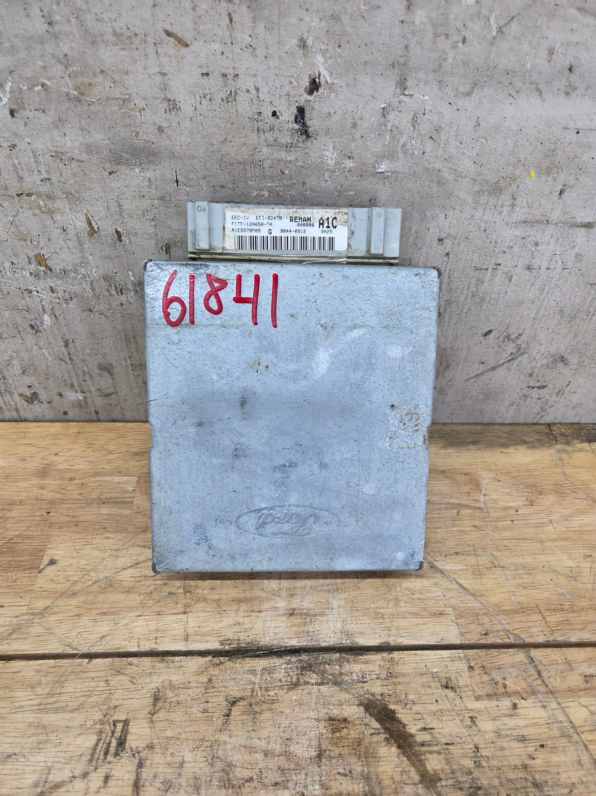 1990-1991 Ford F150 5.0L AT PCM A1C / F1TF-12A650-TA