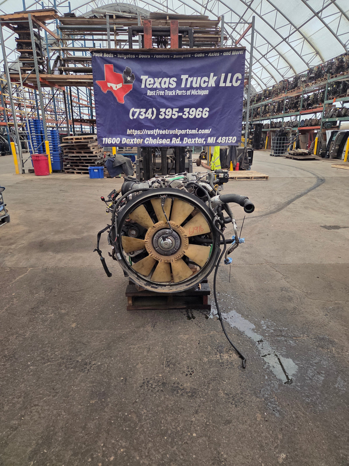 2008-2010 6.4L Power Stroke Diesel CORE Engine Ford Super Duty