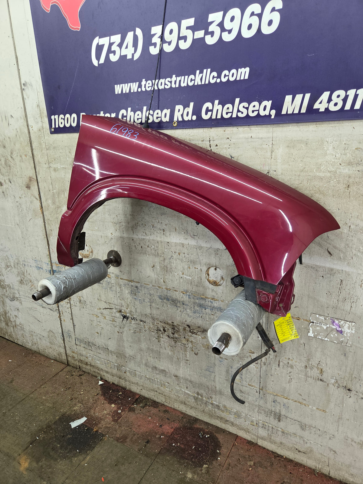 1994-2004 Chevrolet / GMC S10 Sonoma Blazer Right Hand Passenger Side Front Fender