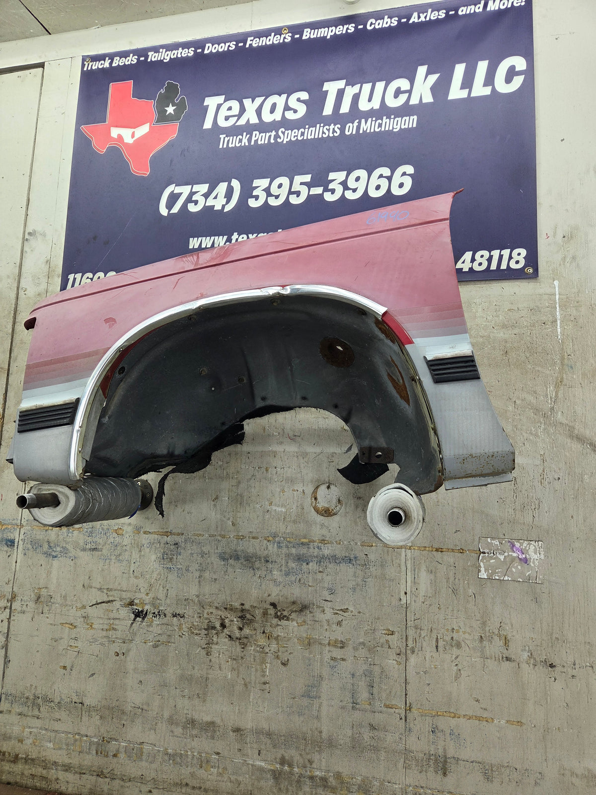1982-1993 Chevrolet / GMC S10 S15 Left Hand Driver Side Front Fender