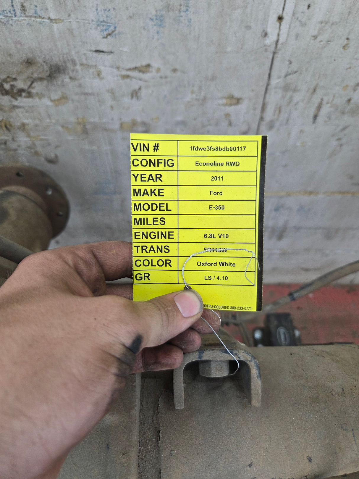 2010-2022 Ford Econoline E350 Dually Rear Axle 4.10 Ratio