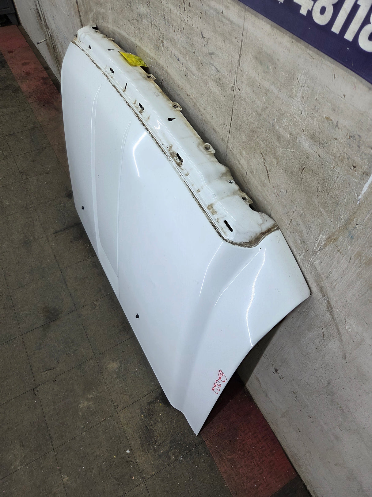 2008-2010 Ford Super Duty F250 F350 F450 F550 Hood- Oxford White