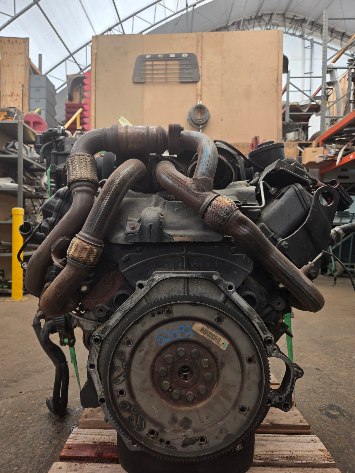 2008-2010 6.4 L Power Stroke Diesel Reman Engine Ran Great Ford Super Duty
